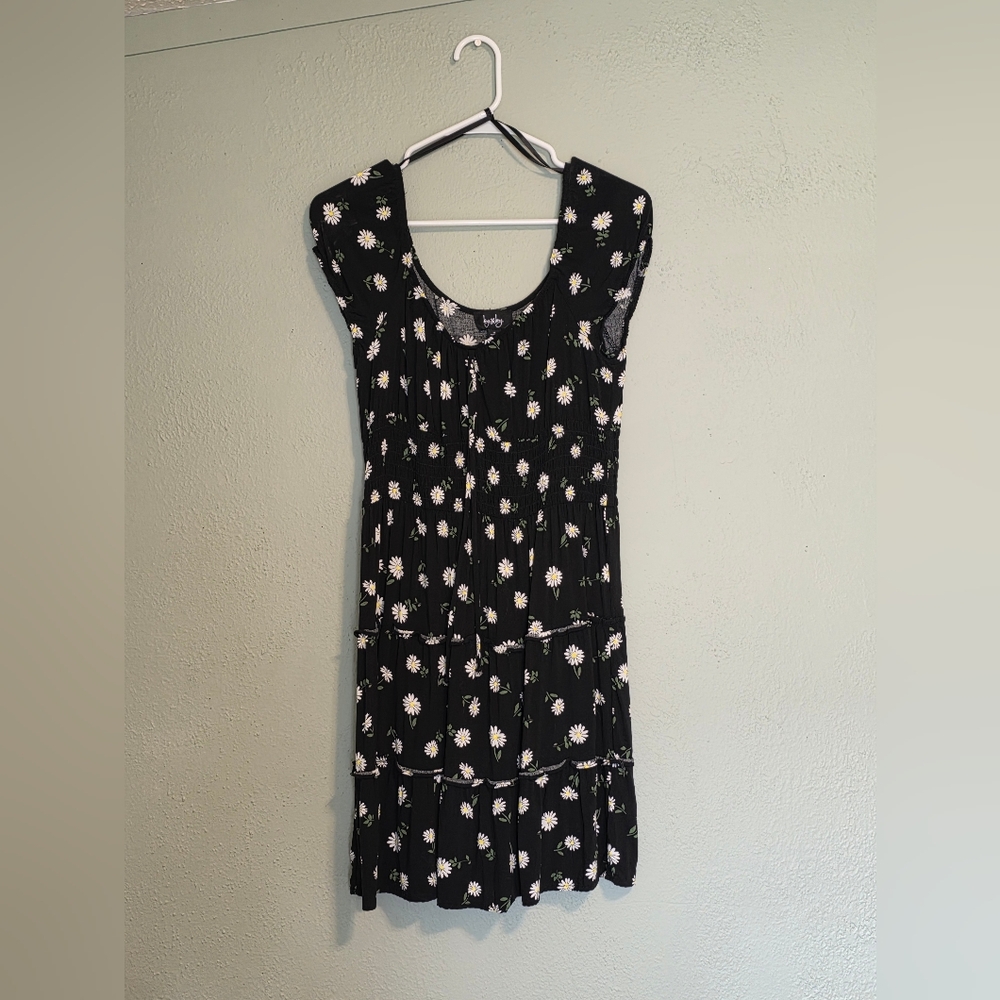 daisy tiered short dress